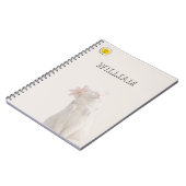 Custom photo cat pet  notebook ノートブック (左側)