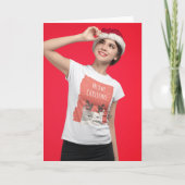 CUSTOM PHOTO CHRISTMAS CARDS カード (正面)