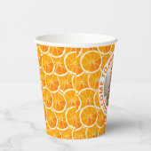 Custom Photo & Citrus Birthday  紙コップ (右)