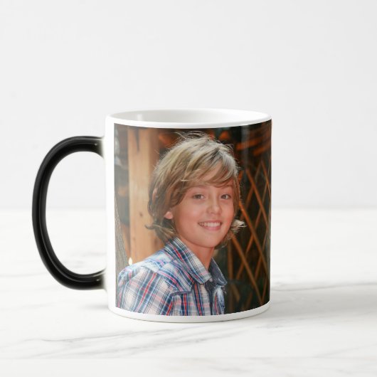 CUSTOM PHOTO COFFEE MUG モーフィングマグカップ (左)