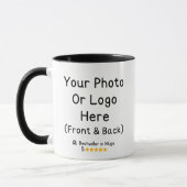 Custom Photo Coffee Mug, Company Coffee Cups マグカップ (左)