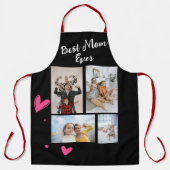 Custom Photo Collage Apron - Best Mom Or Dad Ever エプロン (正面)