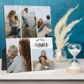 Custom Photo Collage Best Mom Ever  フォトプラーク (側面)