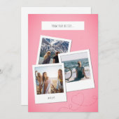 Custom Photo Collage Card + Inspirational Message シーズンカード (正面/裏面)