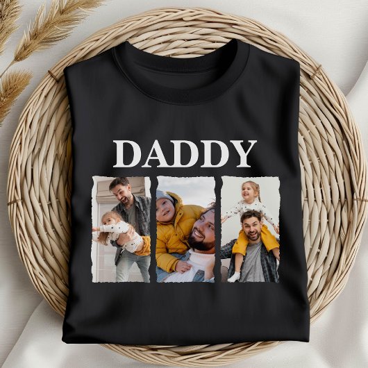 Custom Photo Collage Daddy – Personalized Gift Tシャツ