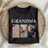 Custom Photo Collage Grandma – Personalized Family Tシャツ