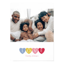 Custom photo collage love family simple