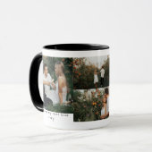 Custom Photo Collage Love Story マグカップ (正面左)