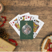 custom photo collage Merry Christmas bauble トランプ