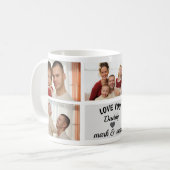Custom Photo Collage Mug for Dad コーヒーマグカップ (正面左)