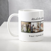 Custom Photo Collage Mug – Your Photo & Your Text コーヒーマグカップ