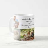 Custom Photo Collage Mug – Your Photo & Your Text  コーヒーマグカップ (正面左)