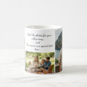 Custom Photo Collage Mug – Your Photo & Your Text  コーヒーマグカップ (中央)