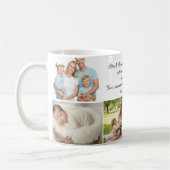 Custom Photo Collage Mug – Your Photo & Your Text コーヒーマグカップ (左)