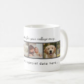 Custom Photo Collage Mug – Your Photo & Your Text  コーヒーマグカップ (正面右)