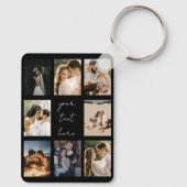 Custom Photo Collage Personalized Picture Family キーホルダー (裏面)