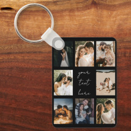 Custom Photo Collage Personalized Picture Family キーホルダー