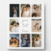 Custom Photo Collage Personalized Picture Family フォトプラーク (正面)