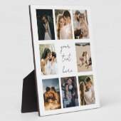 Custom Photo Collage Personalized Picture Family フォトプラーク (側面)