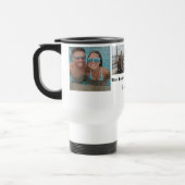 Custom Photo Collage & Personalized Text Stainless トラベルマグ (左)