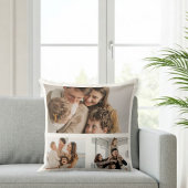 Custom photo collage pillow, Personalized photo  クッション