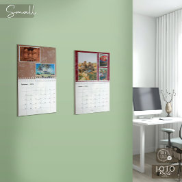 Custom photo collage Rose Line Art 2026 カレンダー