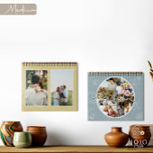 Custom photo collage Rose Line Art 2026 カレンダー