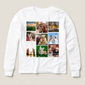 Custom Photo Collage Shirt, Custom 9 Photos   (デザイン正面)