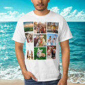 Custom Photo Collage Shirt, Custom 9 Photos   Tシャツ