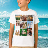 Custom Photo Collage Shirt, Custom 9 Photos   Tシャツ