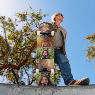 CUSTOM PHOTO COLLAGE SKATEBOARD DECK スケートボード