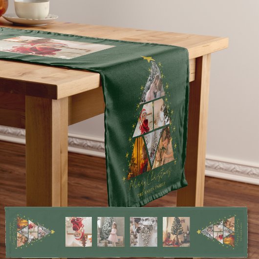 Custom Photo Collage Table Runner ショートテーブルランナー