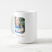 Custom photo, create your own コーヒーマグカップ (正面左)