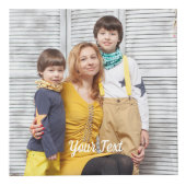 Custom Photo Cube with Text Personalized Design フォトキューブ (正面)