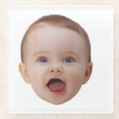 Custom Photo, Custom Photo Face ガラスコースター (正面)