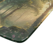 Custom Photo Decorative Glass Board for KitchenUse カッティングボード (角)