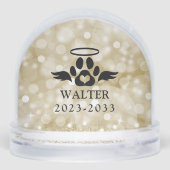 Custom Photo Dog Memorial Loved Beyond Words (裏面)