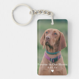 Custom Photo Dog Memorial Pet Loss Keepsake キーホルダー
