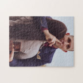 Custom photo engagement  ジグソーパズル (横)