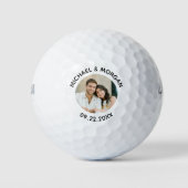 Custom Photo Engagement or Wedding Favor ゴルフボール (正面)