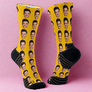Custom Photo Face Socks ソックス