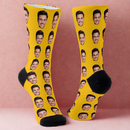 Custom Photo Face Socks ソックス