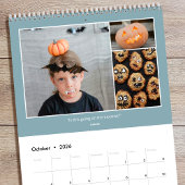 Custom Photo Family Quotes & Funny Sayings 2026 カレンダー