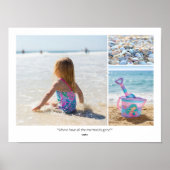  Custom Photo Family Quotes & Funny Sayings Modern ポスター (正面)