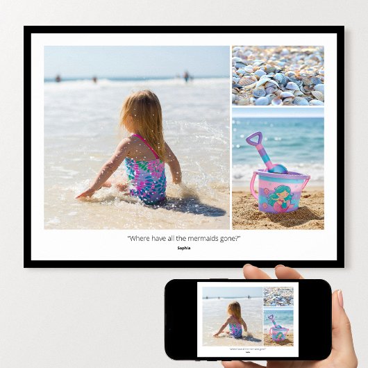  Custom Photo Family Quotes & Funny Sayings Modern ポスター