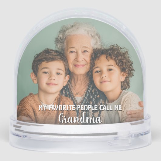 Custom Photo Favorite People Call Me Grandma (裏面)