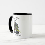 Custom Photo Firefighter For Dad Git Mug マグカップ (正面左)