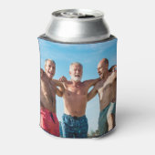 Custom Photo Friends Group Personalized Fun 缶クーラー (缶裏面)