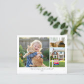 Custom Photo Funny Family Quotes We've Moved House ポストカード (スタンド正面)