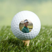 Custom Photo Golf Ball Birthday Gift for Golfer ゴルフボール (インサイチュ 木)